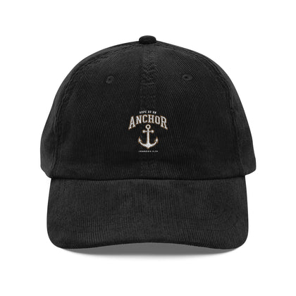 Anchor Cap · Corduroy Embroidered