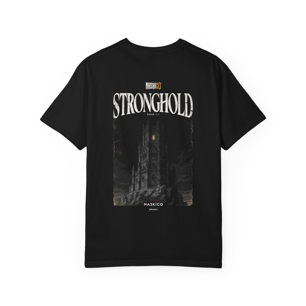 Stronghold back print detail