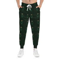 NaskiCo — Monogram Joggers Green (Most High) tee view 3