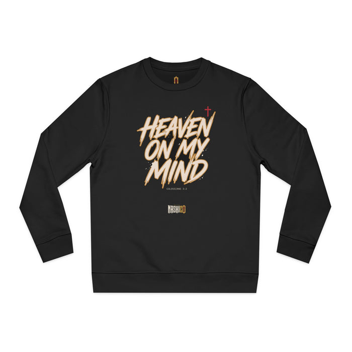 Heaven On My Mind · Front-Print Oversized Crewneck