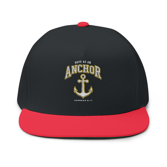 Anchor Cap · Flat Bill Embroidered view 3