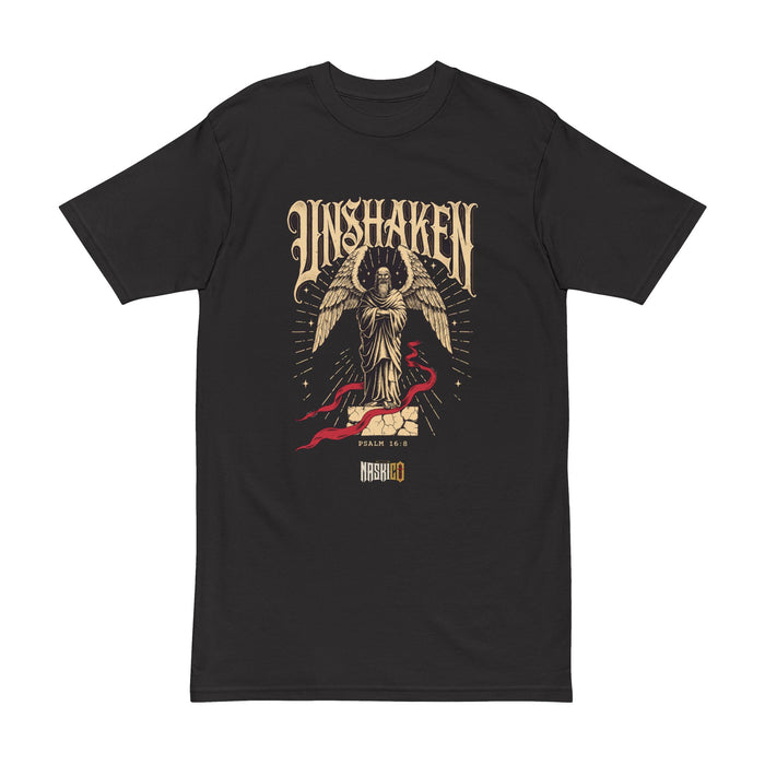 Unshaken · Front-Print Heavyweight Tee