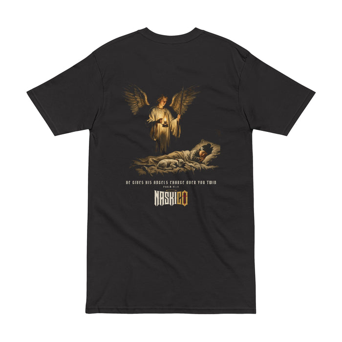 He Gives His Angels Charge · Heavyweight Tee