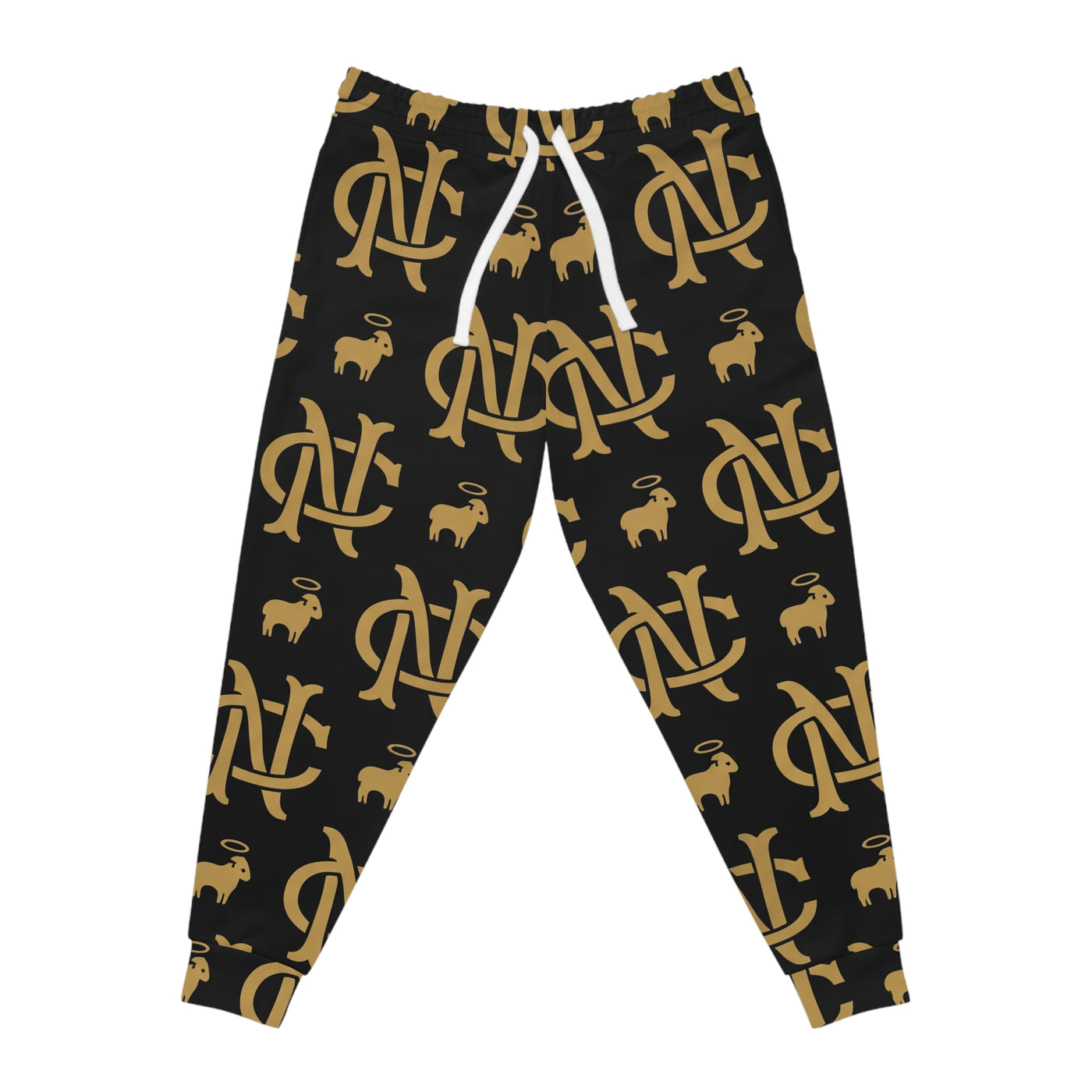 NaskiCo — Monogram Joggers Black (Most High) tee, NaskiCo Christian streetwear