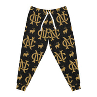 NaskiCo — Monogram Joggers Black (Most High) tee view 1