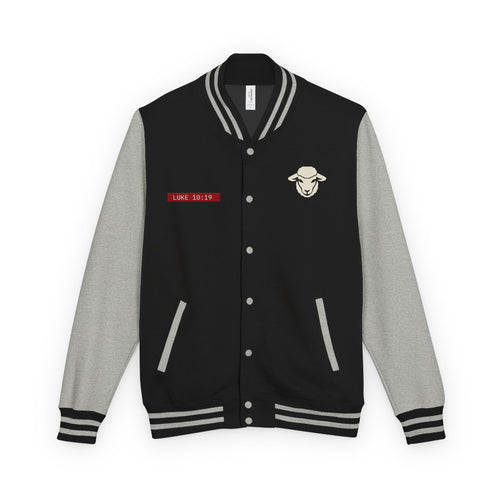 Holy Steppa · Varsity Letterman back print — NaskiCo Christian streetwear