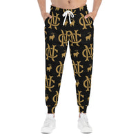 NaskiCo — Monogram Joggers Black (Most High) tee view 3