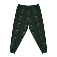 NaskiCo — Monogram Joggers Green (Most High) tee view 2