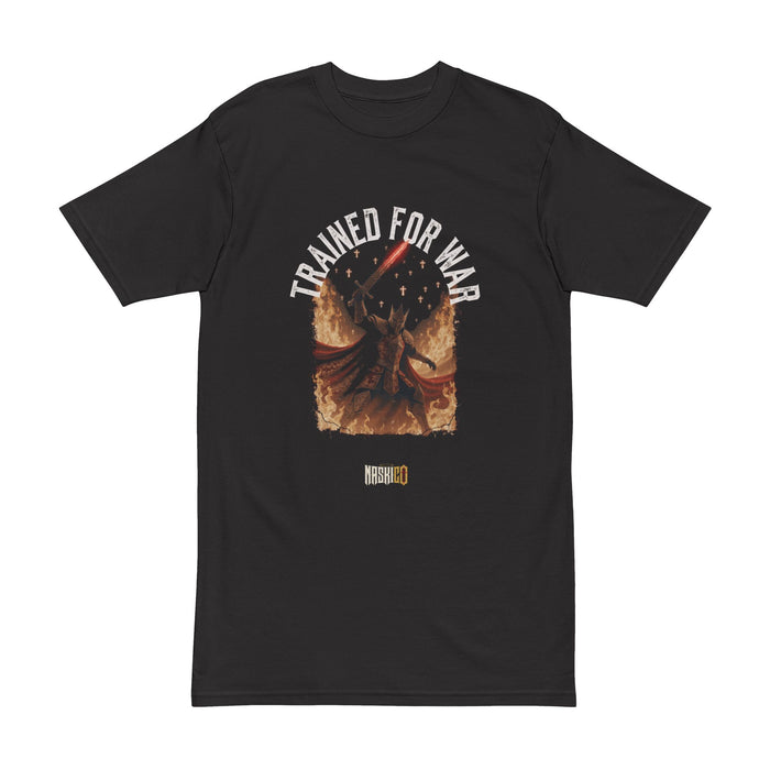 Trained For War · Front-Print Heavyweight Tee
