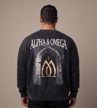 Alpha & Omega crewneck view 2