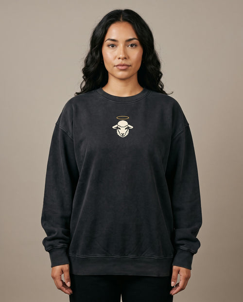 Ancient Of Days Crewneck back print — NaskiCo Christian streetwear