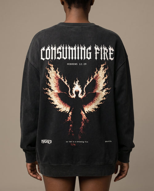 Consuming Fire Crewneck worn