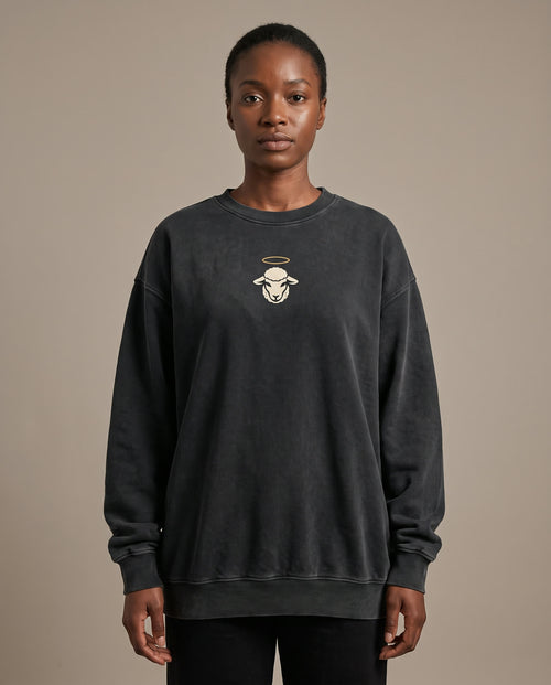 Consuming Fire Crewneck back print — NaskiCo Christian streetwear