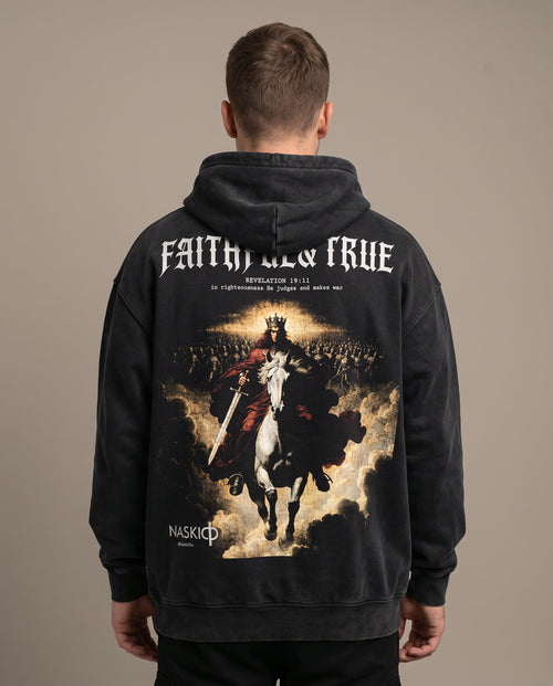 Faithful & True Hoodie worn