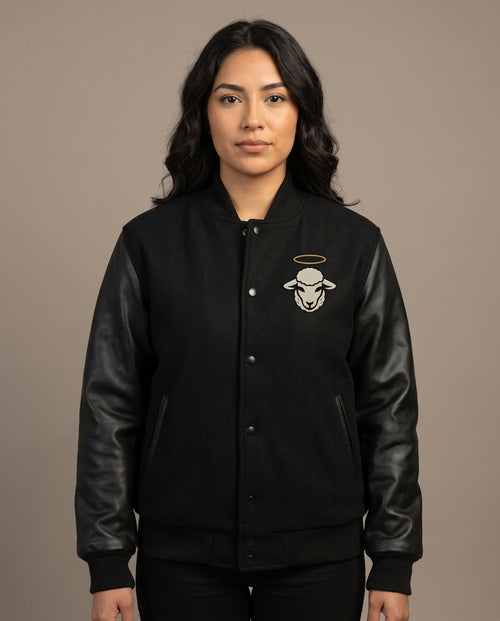 Do This In Remembrance · Varsity Letterman back print — NaskiCo Christian streetwear