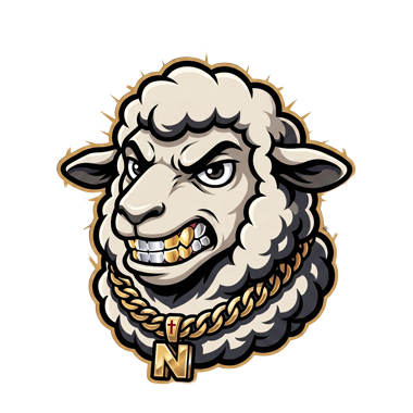 NaskiCo Sheep mascot — faith streetwear