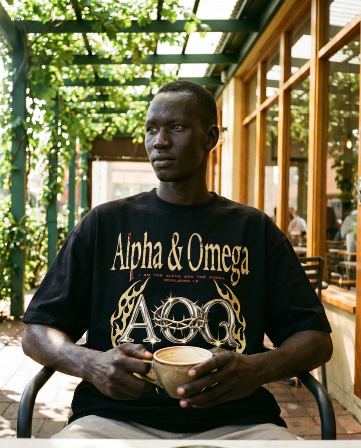 Alpha & Omega worn
