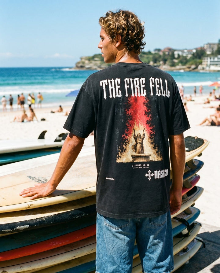The Fire Fell worn